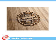Trwałe wyświetlanie drewna grawerowanie CNC Logo / znak etykiety drewna na wystawę