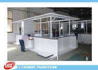 ODM White MDF Wooden Kiosk Big Sized do sprzedaży elektroniki, wykończony melaminą