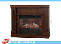 Dekoracyjne Brown MDF European Fireplace Heating For Home, wykończone melaminą