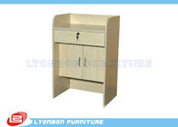 Dostosuj drewniane biurko ODM do obsługi klienta / 1000mm * 500mm * 1100mm